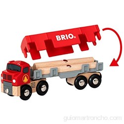 BRIO 33657 Camión maderero BRIO Trenes-Vagones-Vehículos Edad Recomendada 3+