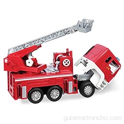 DRIVEN by Battat WH1001Z Standard Series Fire Toy Escalera Extensible Luces y Sonidos - Camiones y vehículos de Trabajo para niños a Partir de 3 años Rojo Escala 1: 16