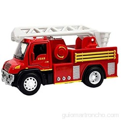 Huaxingda Camión de bomberos para niños camión de bomberos grande juguete de emergencia para niños camión de bomberos ideal para niños de 3 años