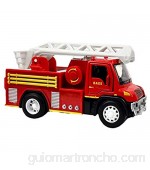Huaxingda Camión de bomberos para niños camión de bomberos grande juguete de emergencia para niños camión de bomberos ideal para niños de 3 años