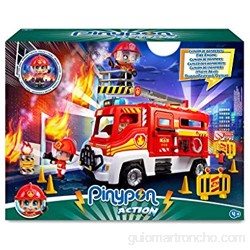 Pinypon Action. Camión de Bomberos para niños y niñas de 4 a 8 años (Famosa 700016237)