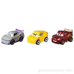Disney Cars Pack de 3 mini vehículos modelos surtidos coches de juguete niños +3 años (Mattel GKG01)