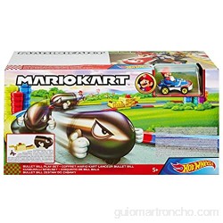 Hot Wheels Mario Kart Lanzador Bullet Bill (Mattel GKY54)