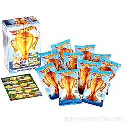 Hot Wheels Pack 10 Coches de Juguete Sorpresa con recompensas y Pegatinas Regalo para niños +3 años (Mattel GWN97)