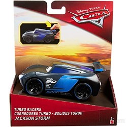 Mattel Disney Cars-Vehículo Turbocarreras Jackson Storm coches de juguetes niños +3 años multicolor FYX41 color/modelo surtido