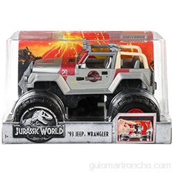 Mattel FMY49 Metal vehículo de juguete - Vehículos de juguete (Multicolor Coche Metal Matchbox Jurassic World 93 Jeep Wrangler 3 año(s))