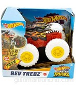 Mattel Hot Wheels GMB86 Monster Trucks Rev Tredz Mega Wrex - Coche de juguete para niños y coleccionistas