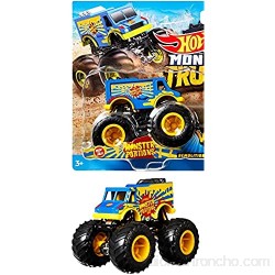 Mattel - Hot Wheels Monster Truck Duos FYJ64 de Demolición modelos aleatorios paquete de 2 modelos surtidos