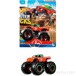 Mattel - Hot Wheels Monster Truck Duos FYJ64 de Demolición modelos aleatorios paquete de 2 modelos surtidos