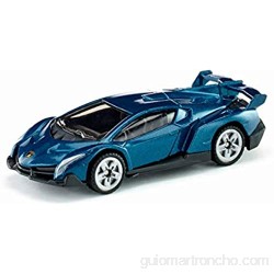 siku 1485 Lamborghini Veneno Metal/Plástico Vehículo de juguete para niños Azul oscuro Ruedas de goma