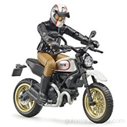 Bruder 63051 Ducati Desert Sled - Moto con Motociclista
