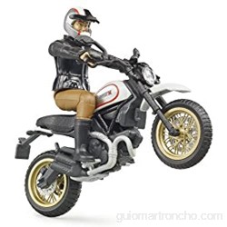 Bruder 63051 Ducati Desert Sled - Moto con Motociclista