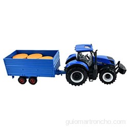 Bburago B18-44060 New Holland T7040 Farm Tractor and Trailer Model Toy 1:32 Scale ( Assorted Model ) color/modelo surtido