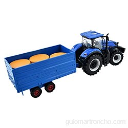 Bburago B18-44060 New Holland T7040 Farm Tractor and Trailer Model Toy 1:32 Scale ( Assorted Model ) color/modelo surtido