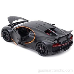 Bleyoum Auto Modelo 1:18 Chiron Sports Black Static Die Cast Vehículos Coleccionables Modelo De Coche Juguetes