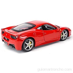 Bleyoum Auto Modelo 1:24 Ferrari 458 Italia Coche Deportivo Estático Vehículos De Fundición Modelo Coleccionable Juguetes De Coche