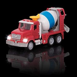 DRIVEN by Battat WH1014Z Micro Cemento Mezclador y Manivela – Camiones Vehículos de Trabajo y Juguetes de Construcción para Niños a Partir de 3 años Nylon/A