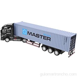 Evonecy Juguete de camión contenedor extraíble fácil de operar Exquisito Juguete Modelo de camión de construcción simulación(Gray Cargo Truck)