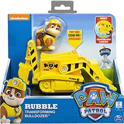 PAW Patrol Rubble\'s Transforming Bulldozer con Herramientas emergentes para Edades de 3 años en adelante