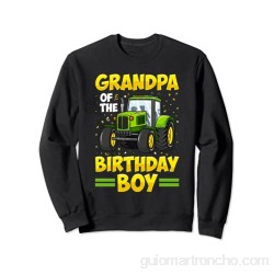 Abuelo De El Cumpleaños Boy Tractor Granja Camión Fiesta Sudadera