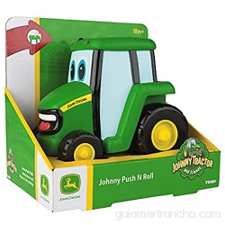 Bizak-42925 John Deere Push N\' Roll Johnny Tractor Multicolor (TOMY 30692925)