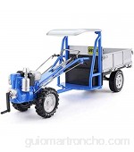Cfxqvw 1:16 Tractor vehículo polivalente camión Taller Modelo Juguete Azul Color: Tractor Rojo (Color: Tractor Azul)