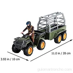 EXCEART 1 Juego de Tractor de Granja de Juguete para Niños Granja Camión Juguetes con Desmontable Granja de Juguete de Simulación de Vehículo de Granja Juguetes de Granja Juego para Niños