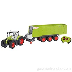 Happy People 34425 – Nikko Tractor Claas Axion 870 RC + Colgante Cargos 9600