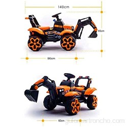 Kedorle Digger Scooter Tractor Toys Bulldozer Incluye Paseo en el Entrenamiento de Intereses del Tractor Juguetes interactivos Excavadora de Juguetes de Juguete para niños de Juguete Tractor Tractor
