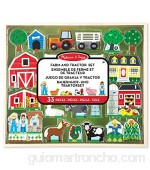 Melissa & Doug- Wooden Farm & Tractor Play (14800)  color modelo surtido