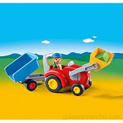 Playmobil 1.2.3 Tractor con Remolque 6964