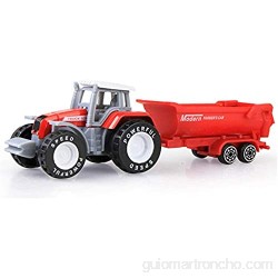 Tractor para Niños Vehículos De Ingeniería Simulados Tractor Agrícola De Deslizamiento Modelo De Coche De Aleación Juguete De Granja 30 5 X 20 X 5 Cm