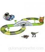 Amewi Magic Traxx 100650 Dino-Park - Juego de Mesa (373 Piezas) diseño de Dinosaurios