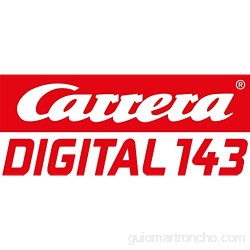 Carrera - Curva 1/90° 2 piezas escala 1:43 color Negro (20061603)