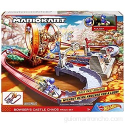 Hot Wheels MarioKart Trucks Chaos Bowser pista para coches de juguete para niños y niñas +5 años (Mattel GNM22)
