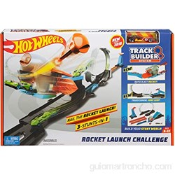 Hot Wheels Track Builder Cohete de inicio Challenge accesorios para pistas de coches (Mattel FLK60)