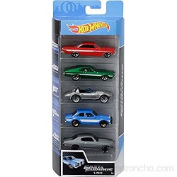 Hot Wheels - Fast and Furious Pack de 5 coches de juguete para niños +3 años (Mattel GGH46) color/modelo surtido