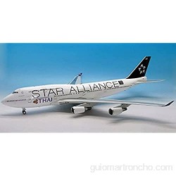 JFOX JF7474035 1/200 THAI AIRWAYS STAR ALLIANCE B747-4D7 REG: HS-TGW CON SOPORTE