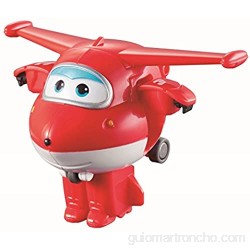 Super Wings Tramsform YW710010 Mini Transform a Bots Jett Plane color rojo (AuldeyToys color/modelo surtido