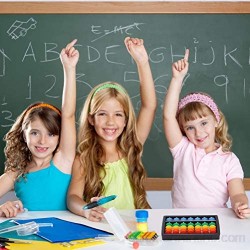 Ábaco Ábaco para Niños 7 dígitos de Ábaco y Soroban Matemáticas Herramientas de cálculo Juguete Educativo para Niños Multicolor