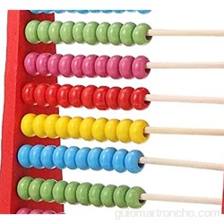 Ábaco Juguetes de ábaco de madera infantil juguetes matemáticas temprana matemáticas calculadora de juguetes de aprendizaje cuentagota contando juguetes para niños de desarrollo de inteligencia Red