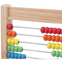 Ábaco Niños de madera cuentas arco iris abacus aritmética cálculo rompecabezas operación juguetes matemáticos aprendizaje educación rompecabezas juguete nuevo estilo Colorful