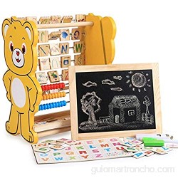 Abacus juguete clásico de juguete de madera de juguete de juguete de juguete de juguete de juguete de abacus - Matemáticas MANIPULANTES Números Contando Juguetes educativos para niños juguetes educati