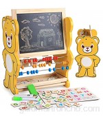 Abacus juguete clásico de juguete de madera de juguete de juguete de juguete de juguete de juguete de abacus - Matemáticas MANIPULANTES Números Contando Juguetes educativos para niños juguetes educati