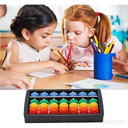 Dowoa Abacus Toys 7 dígitos Abacus Colorido plástico matemáticas Herramientas de cálculo Juguetes educativos niños matemáticas Juguetes educativos Regalos