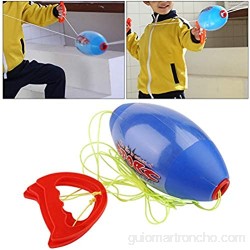 Fockety Juguete de Bola de lanzadera Juguete de Bola de tracción Regalo cooperativo de Dos Personas de plástico PE para Deportes de Interior al Aire Libre