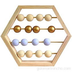 Hdrdmd Abacus Abacus Puzzle Toys nórdico de Madera Abacus Beads Craft B