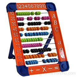 Juguetes educativos 1 unid niños bebé plástico ábaco juguetes pequeños calculadora hechos a mano educación perlas calculador de niños aprendiendo temprano enseñanza juguete ( Color : Random color )
