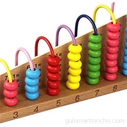 Multicolor madera ábaco soroban juguetes niños contar cálculo estante bloques montessori aprendizaje educativo matemáticas juguetes