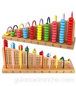 Multicolor madera ábaco soroban juguetes niños contar cálculo estante bloques montessori aprendizaje educativo matemáticas juguetes